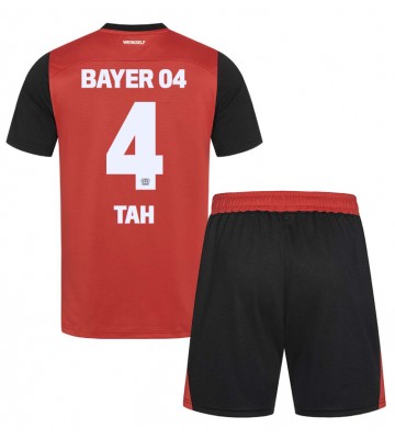 Bayer Leverkusen Jonathan Tah #4 Hemmakläder Barn 2024-25 Kortärmad (+ Korta byxor)